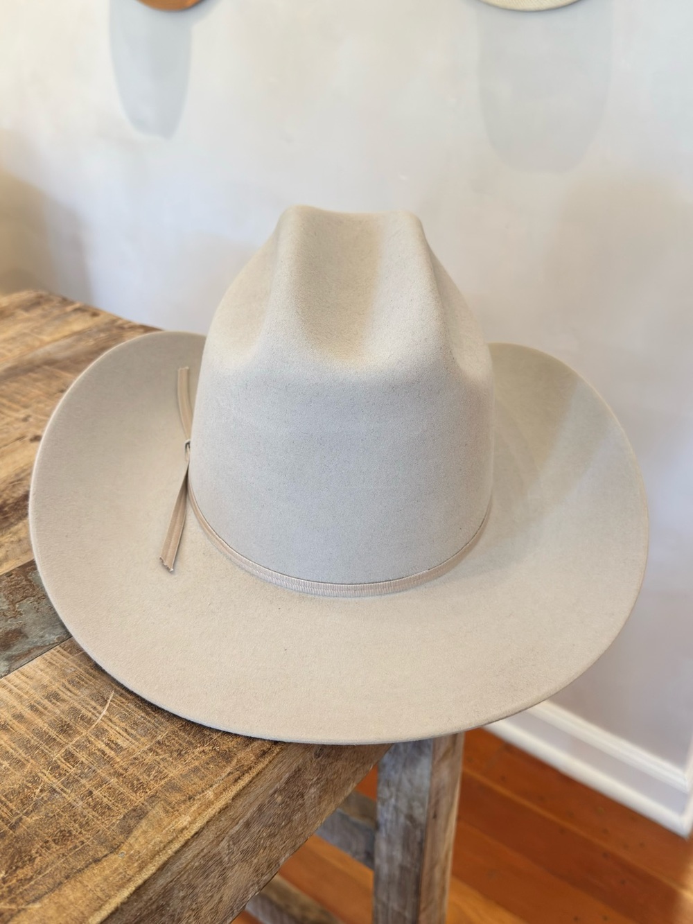 Custom Stetson 6X COWBOY HAT Rancher 59cm 7 3/8 - Picture 4 of 5